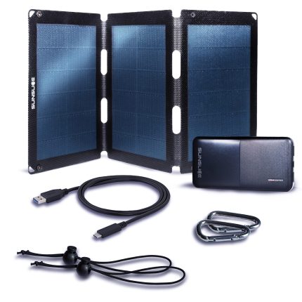 KIT DE L'EXPLORATEUR : PANNEAU SOLAIRE 18W + BATTERIE 20000MAH + CÂBLES
