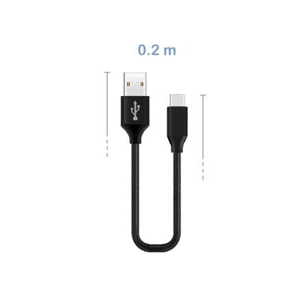 CÂBLE - USB-A VERS USB-C (20cm)